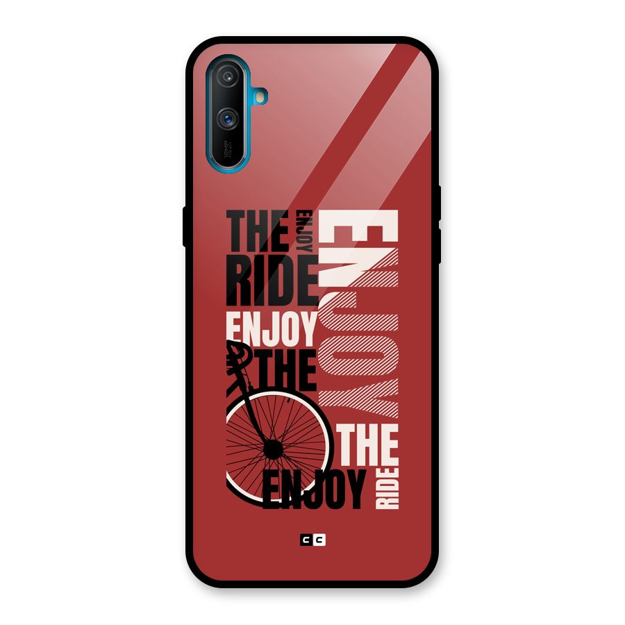 Enjoy The Ride Glass Back Case for Realme C3