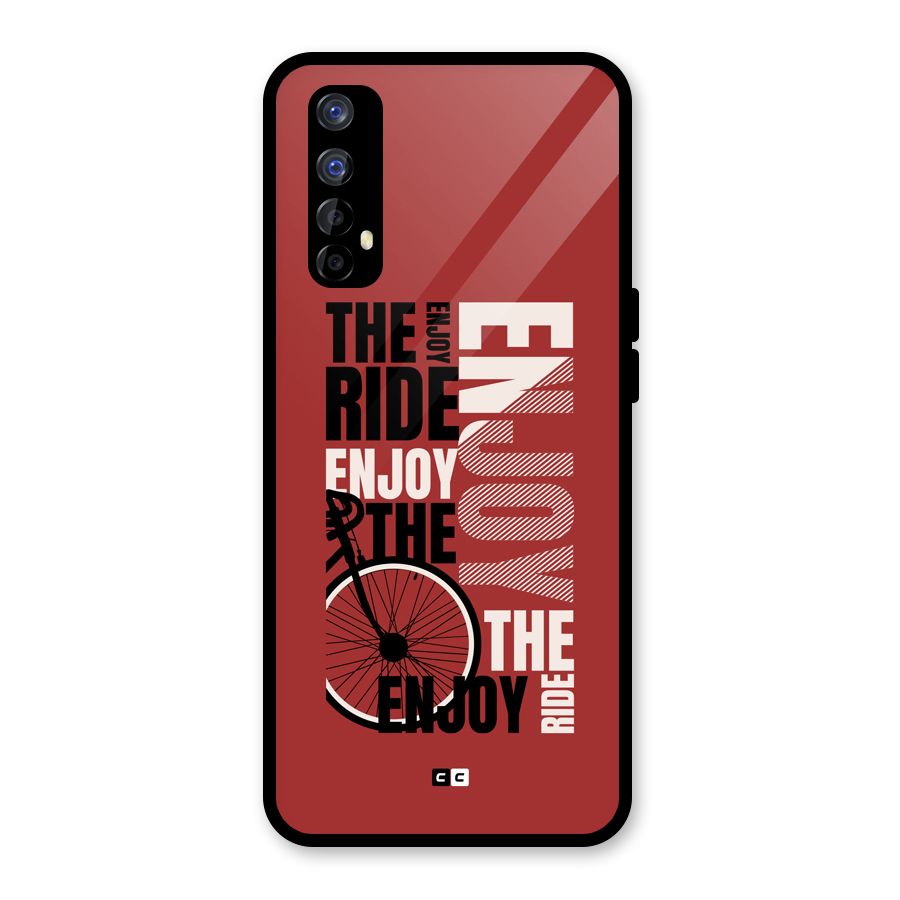 Enjoy The Ride Glass Back Case for Realme Narzo 20 Pro