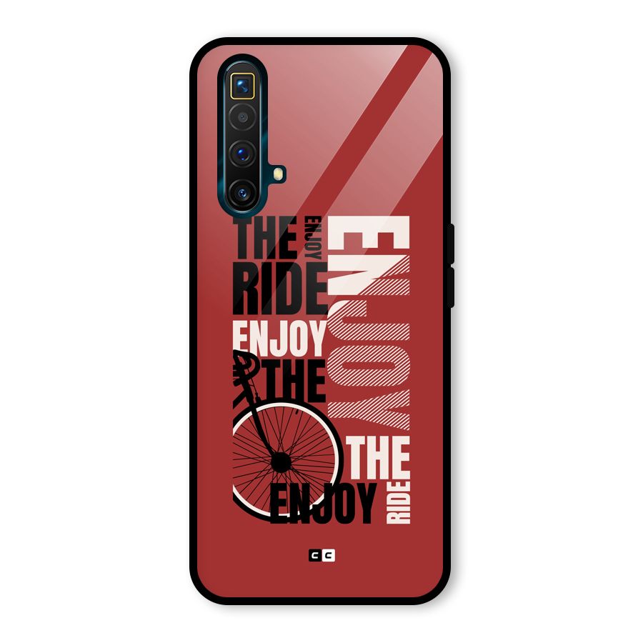 Enjoy The Ride Glass Back Case for Realme X3 SuperZoom