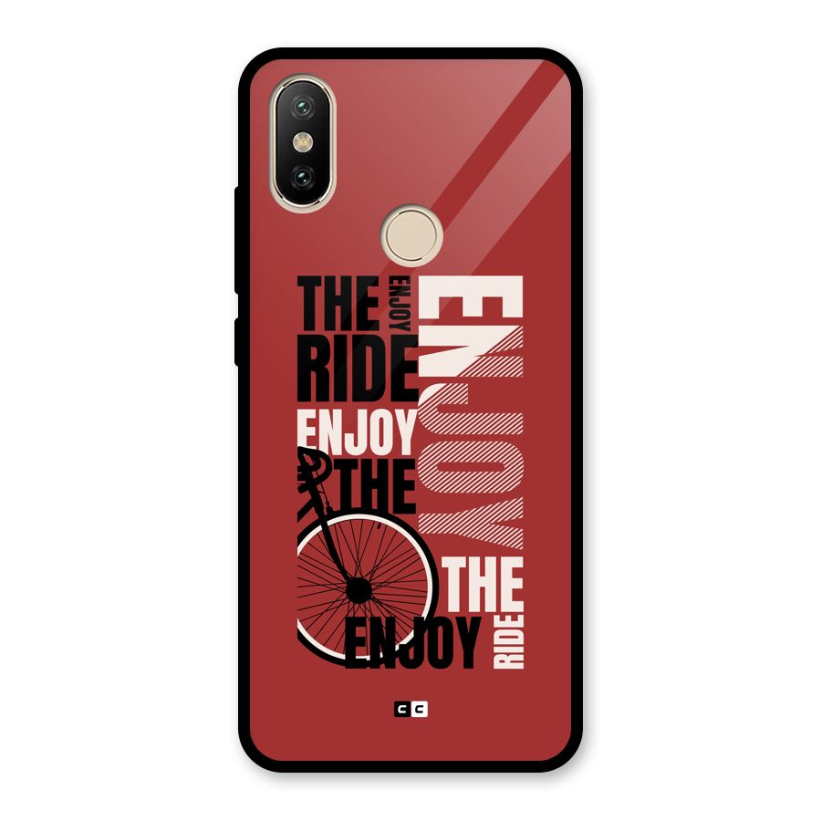 Enjoy The Ride Glass Back Case for Redmi A2