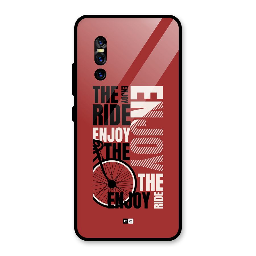 Enjoy The Ride Glass Back Case for Vivo V15 Pro