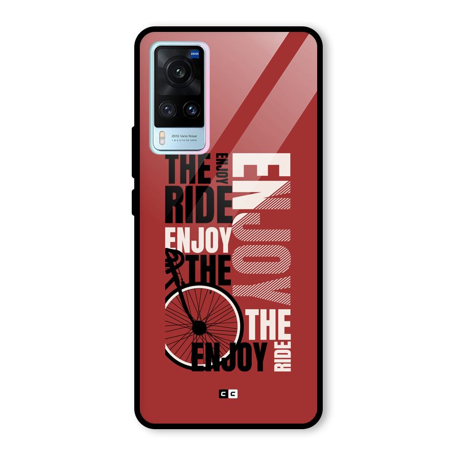 Enjoy The Ride Glass Back Case for Vivo X60