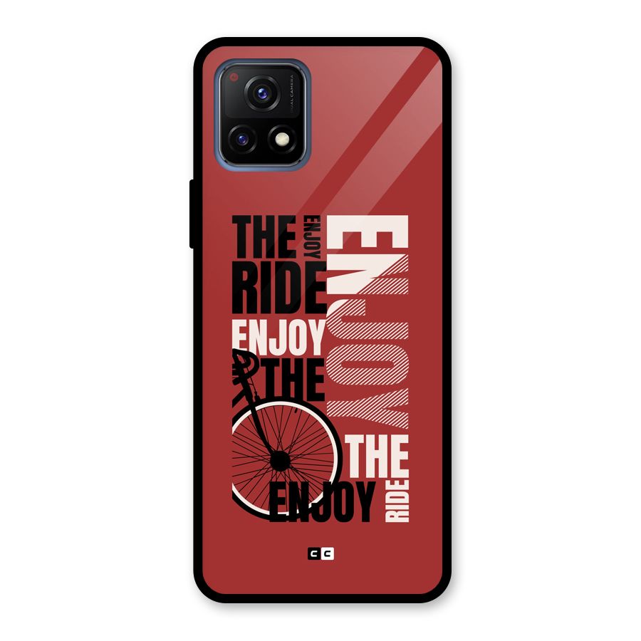 Enjoy The Ride Glass Back Case for Vivo Y72 5G