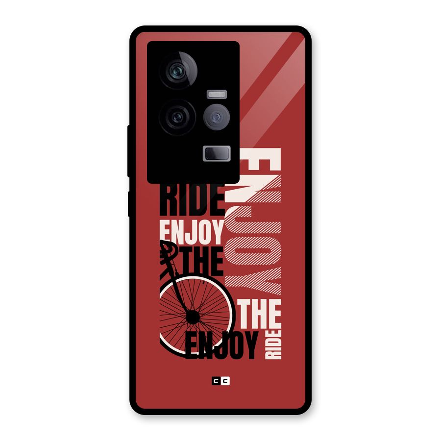 Enjoy The Ride Glass Back Case for Vivo iQOO 11 5G