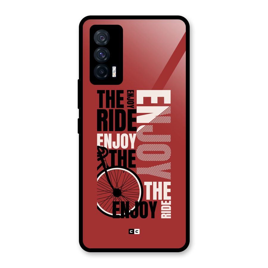 Enjoy The Ride Glass Back Case for Vivo iQOO 7 5G