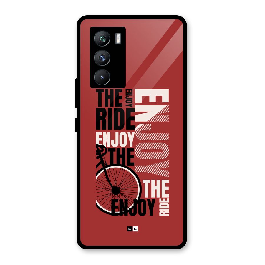 Enjoy The Ride Glass Back Case for Vivo iQOO 9 SE