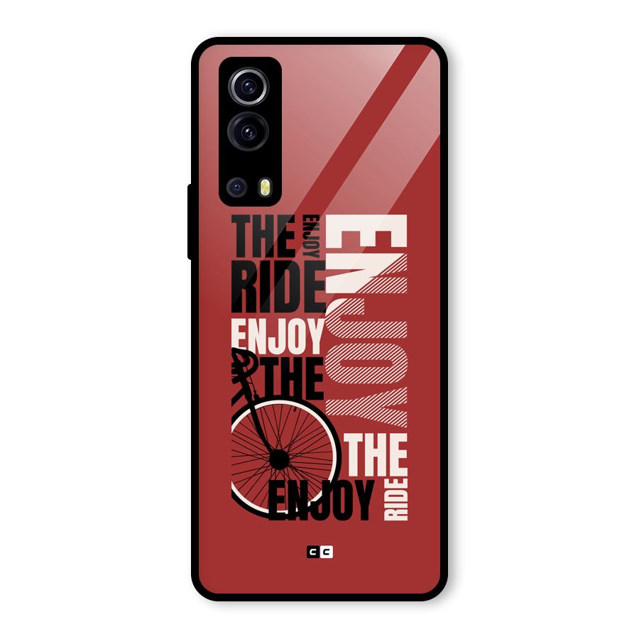 Enjoy The Ride Glass Back Case for Vivo iQOO Z3