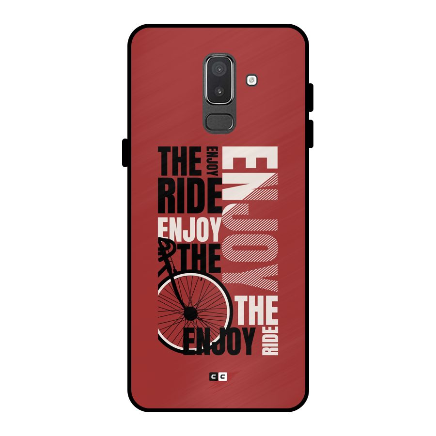 Enjoy The Ride Metal Back Case for Galaxy On8 (2018)