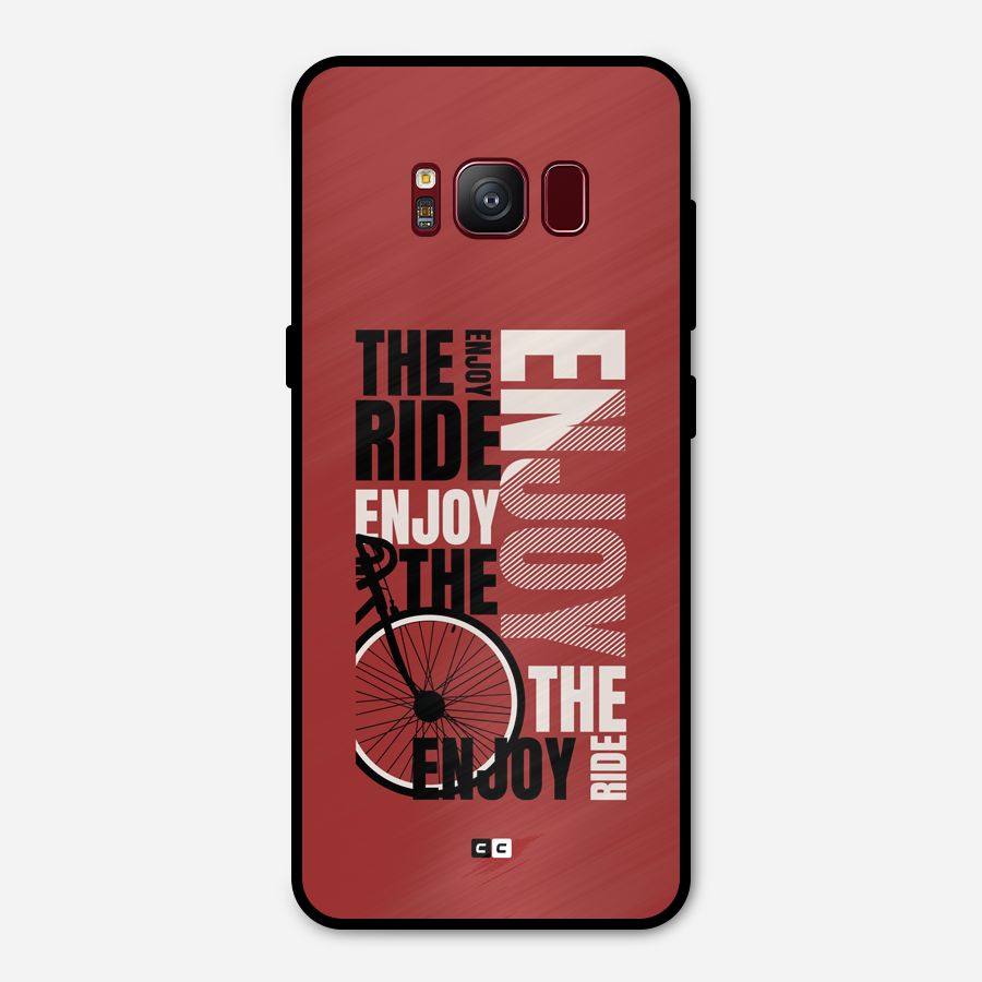 Enjoy The Ride Metal Back Case for Galaxy S8