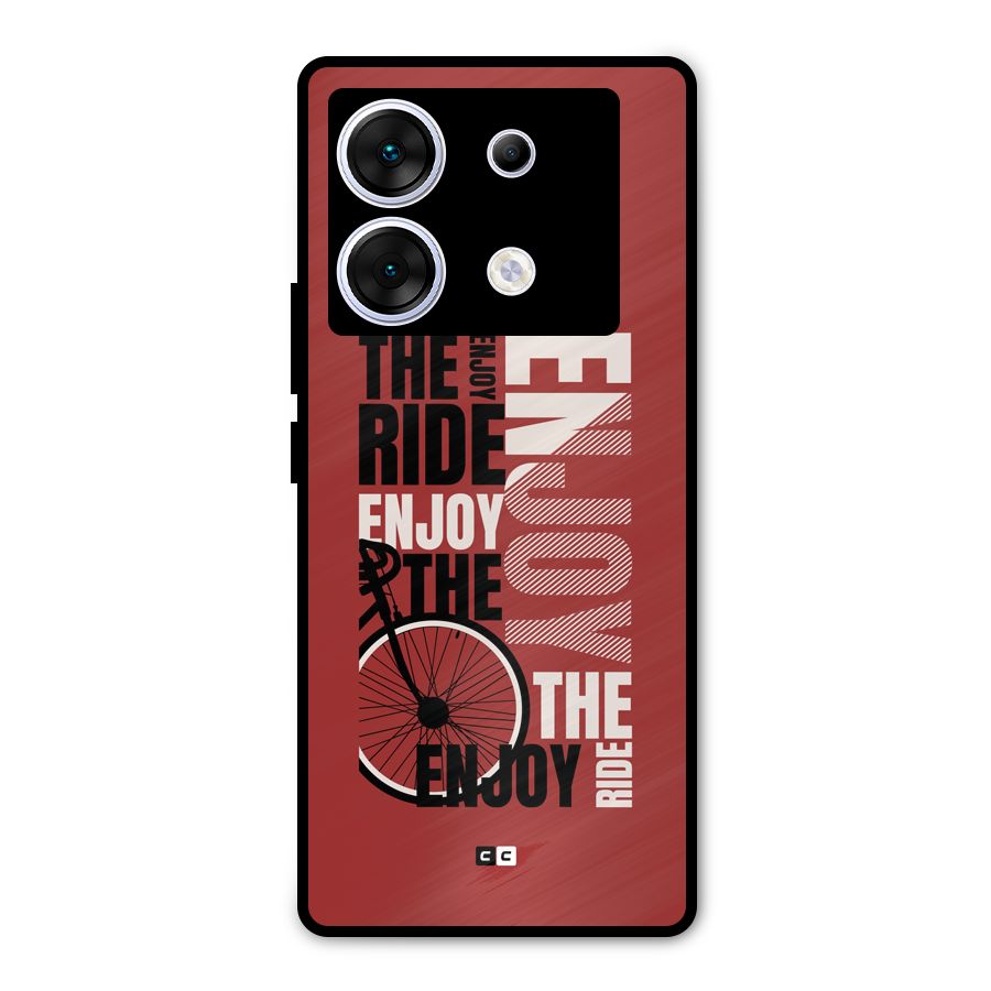 Enjoy The Ride Metal Back Case for Infinix Zero 30 5G