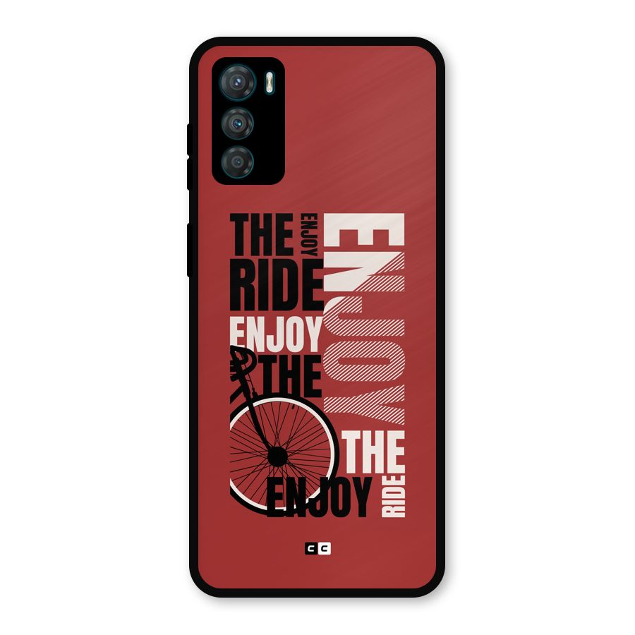 Enjoy The Ride Metal Back Case for Moto G42