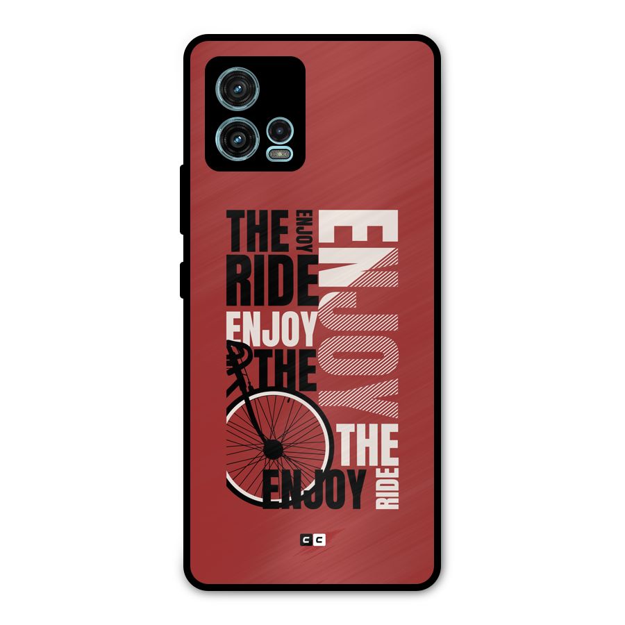 Enjoy The Ride Metal Back Case for Moto G72