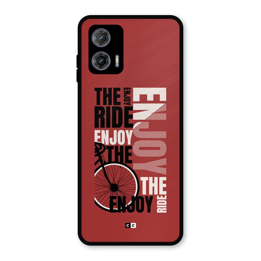 Enjoy The Ride Metal Back Case for Moto G73