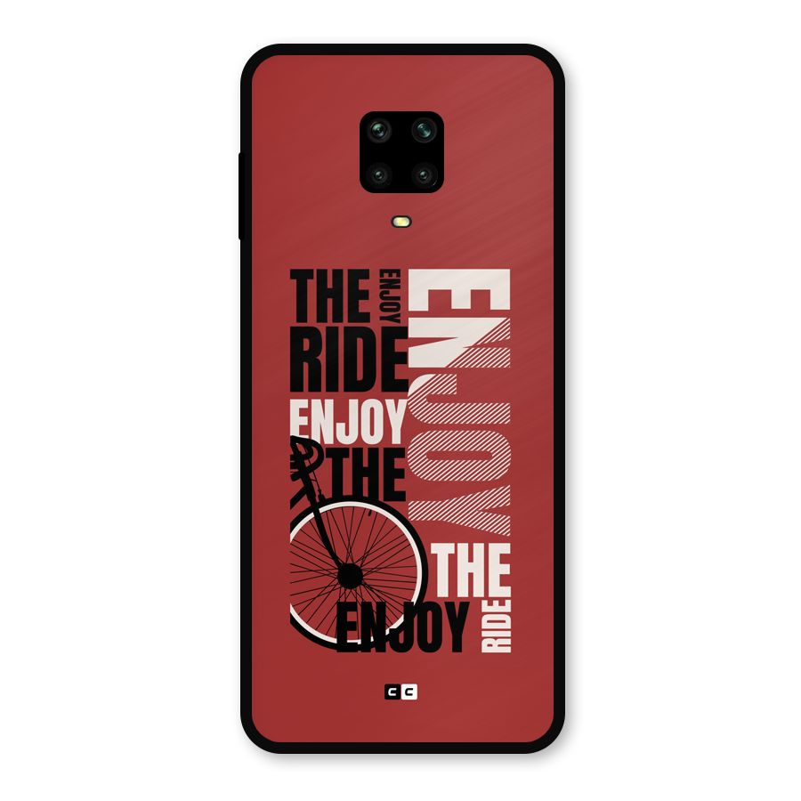 Enjoy The Ride Metal Back Case for Poco M2