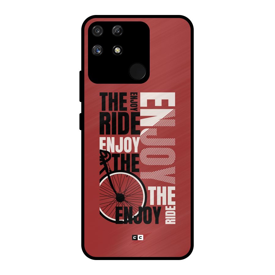 Enjoy The Ride Metal Back Case for Realme Narzo 50A