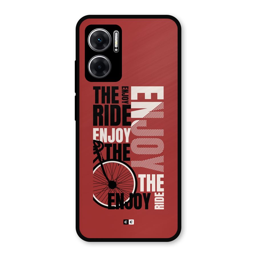 Enjoy The Ride Metal Back Case for Redmi 11 Prime 5G