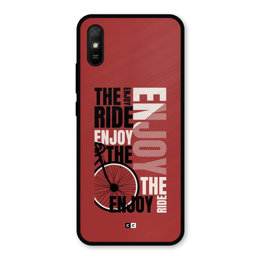 Enjoy The Ride Metal Back Case for Redmi 9i