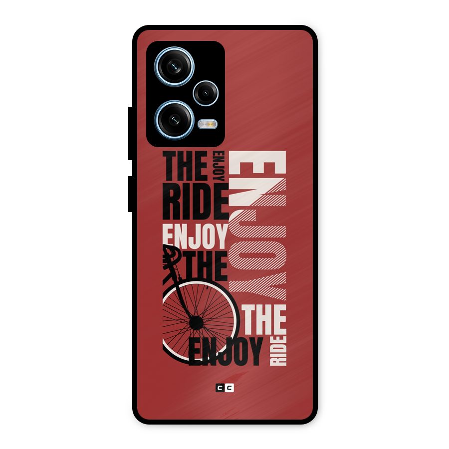 Enjoy The Ride Metal Back Case for Redmi Note 12 Pro