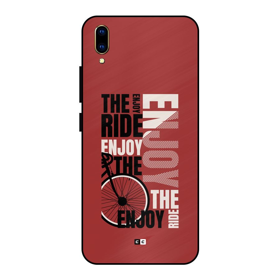 Enjoy The Ride Metal Back Case for Vivo V11 Pro