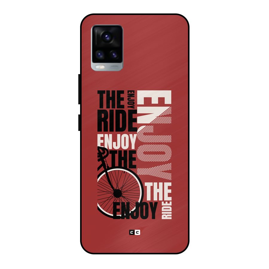 Enjoy The Ride Metal Back Case for Vivo V20 2021