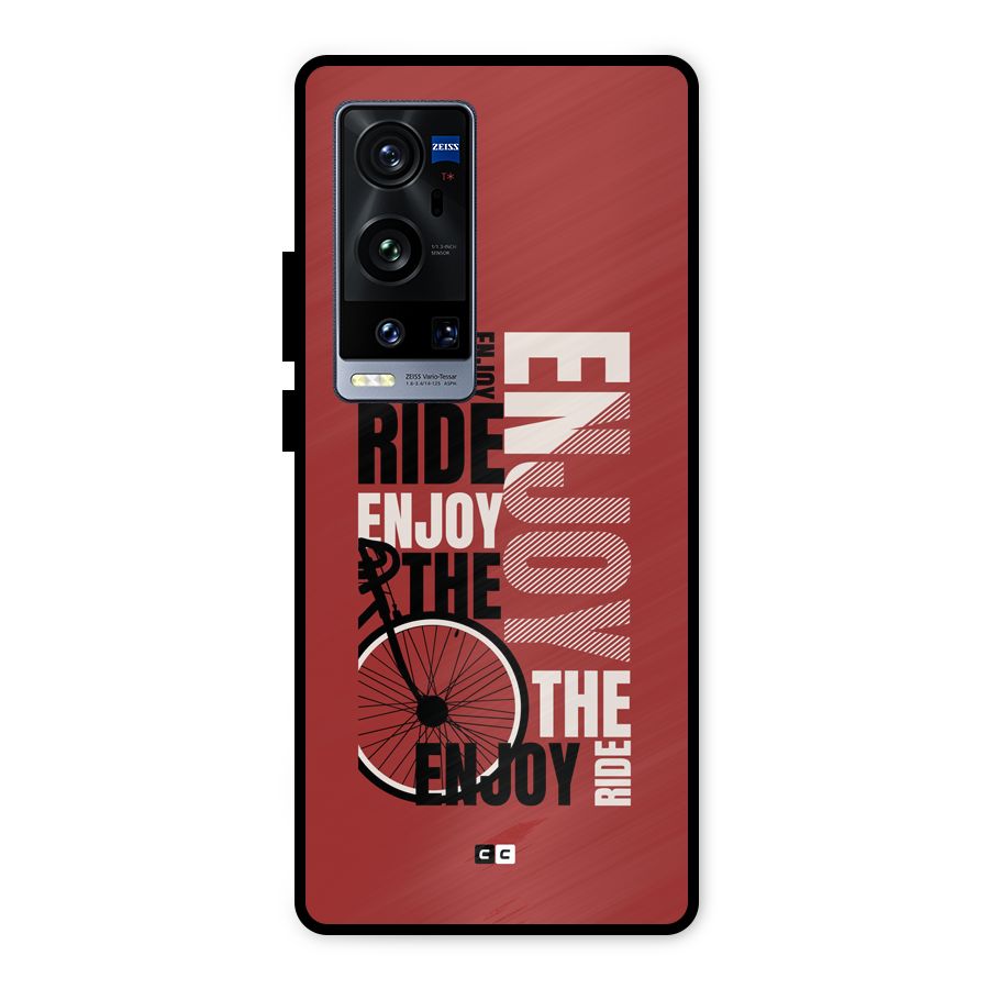 Enjoy The Ride Metal Back Case for Vivo X60 Pro Plus
