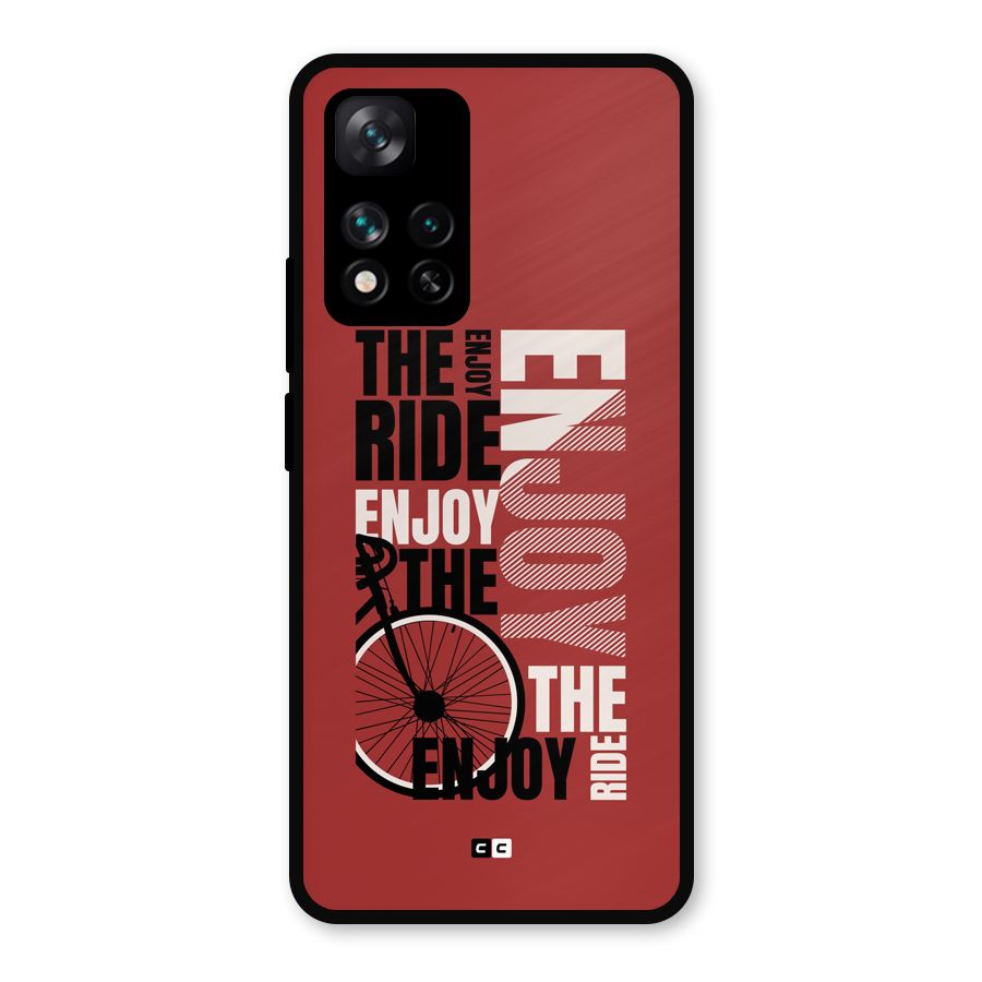 Enjoy The Ride Metal Back Case for Xiaomi 11i Hypercharge 5G