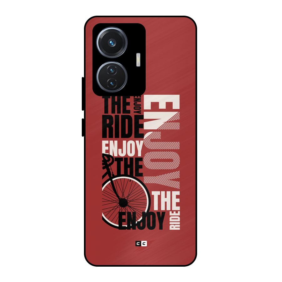 Enjoy The Ride Metal Back Case for iQOO Z6 44W