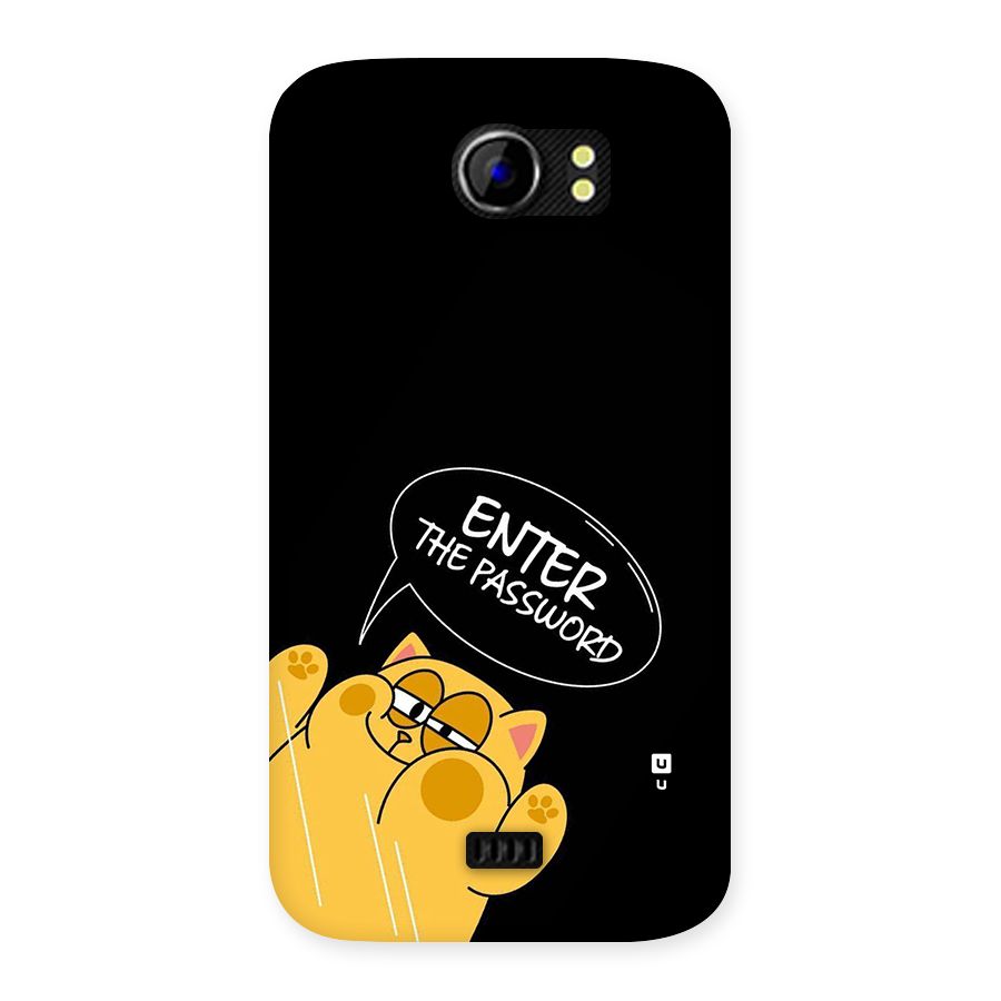 Enter The Password Back Case for Canvas 2 A110