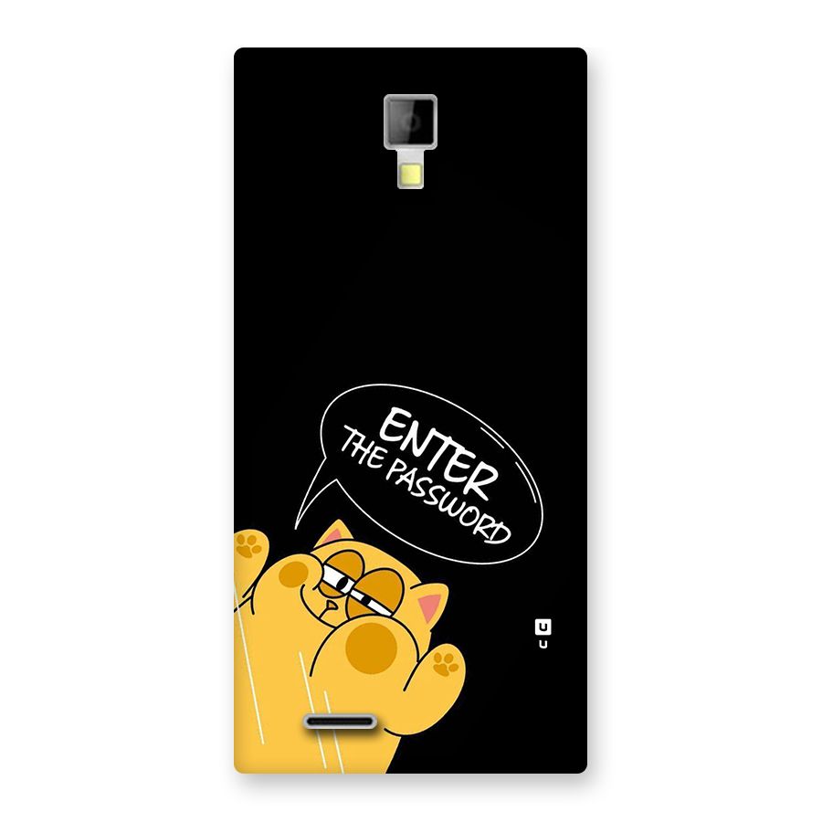 Enter The Password Back Case for Canvas Xpress A99