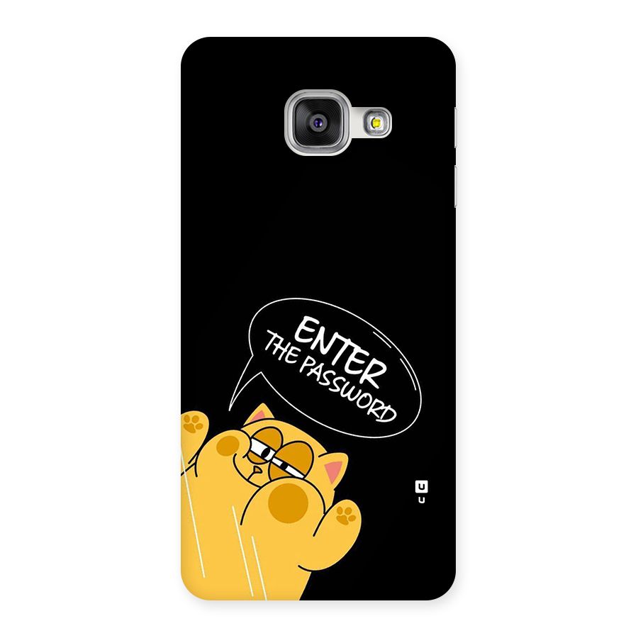 Enter The Password Back Case for Galaxy A3 (2016)