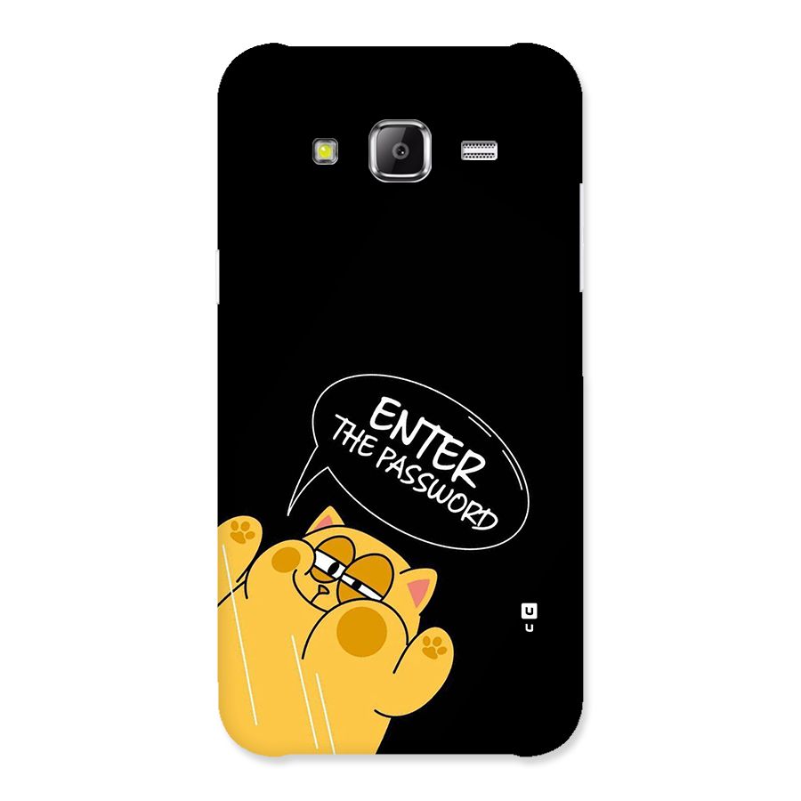 Enter The Password Back Case for Galaxy J5