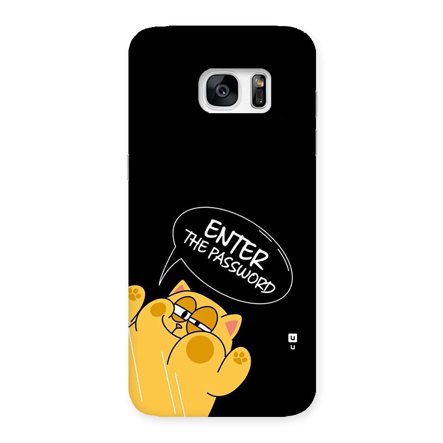 Enter The Password Back Case for Galaxy S7 Edge