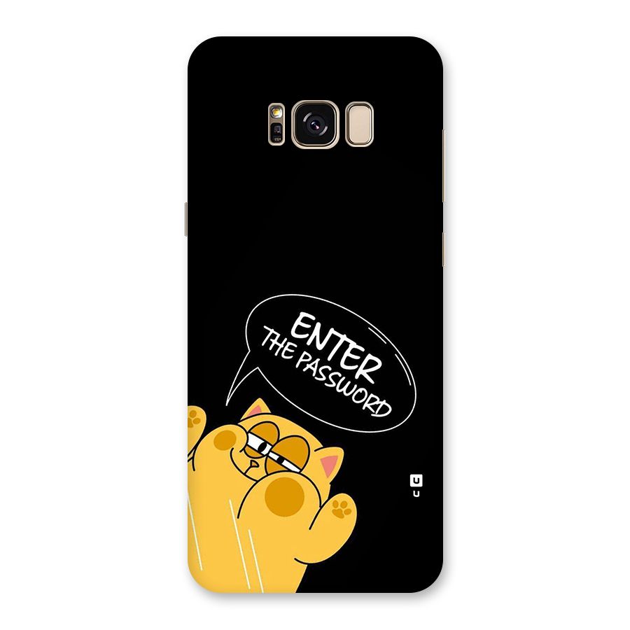 Enter The Password Back Case for Galaxy S8 Plus