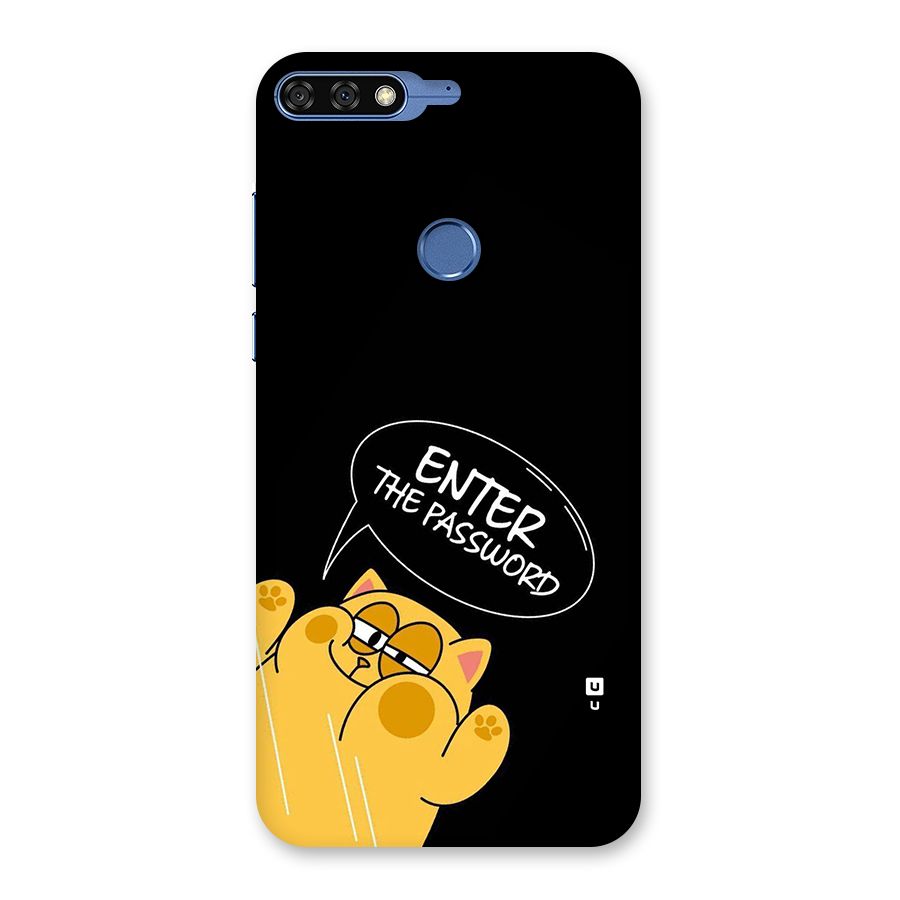 Enter The Password Back Case for Honor 7C