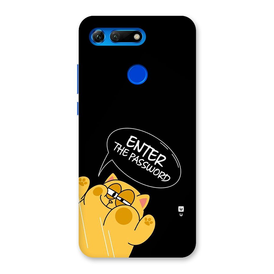 Enter The Password Back Case for Honor View 20