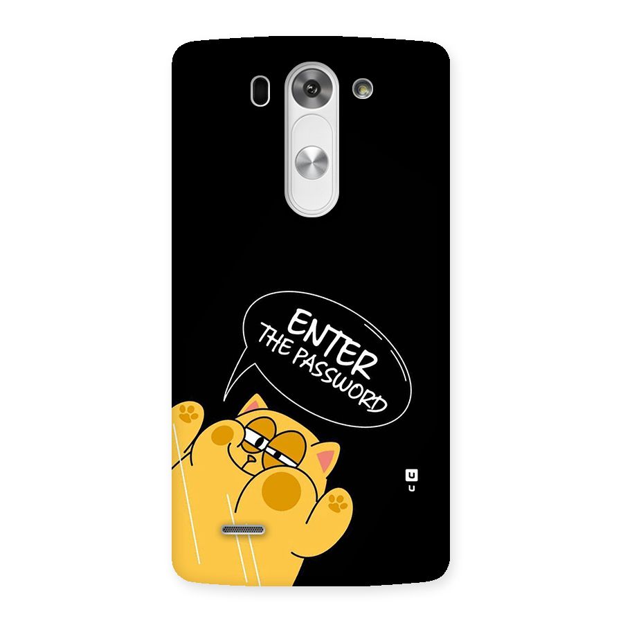 Enter The Password Back Case for LG G3 Mini