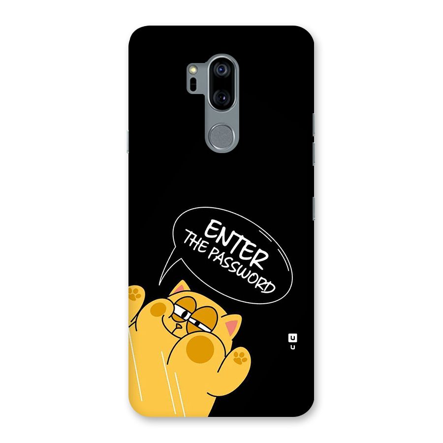 Enter The Password Back Case for LG G7