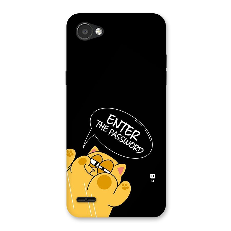Enter The Password Back Case for LG Q6