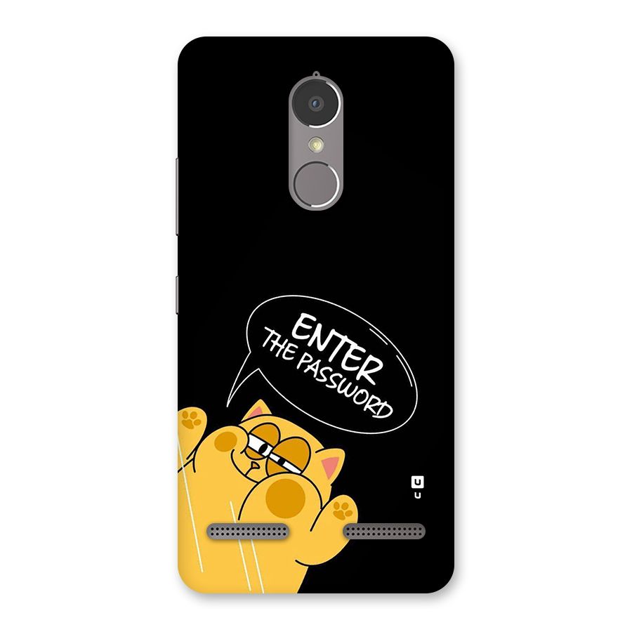 Enter The Password Back Case for Lenovo K6 Power