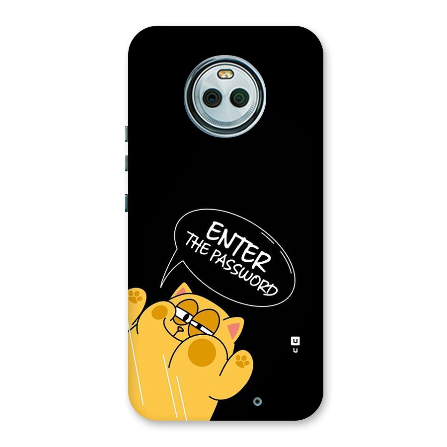 Enter The Password Back Case for Moto X4