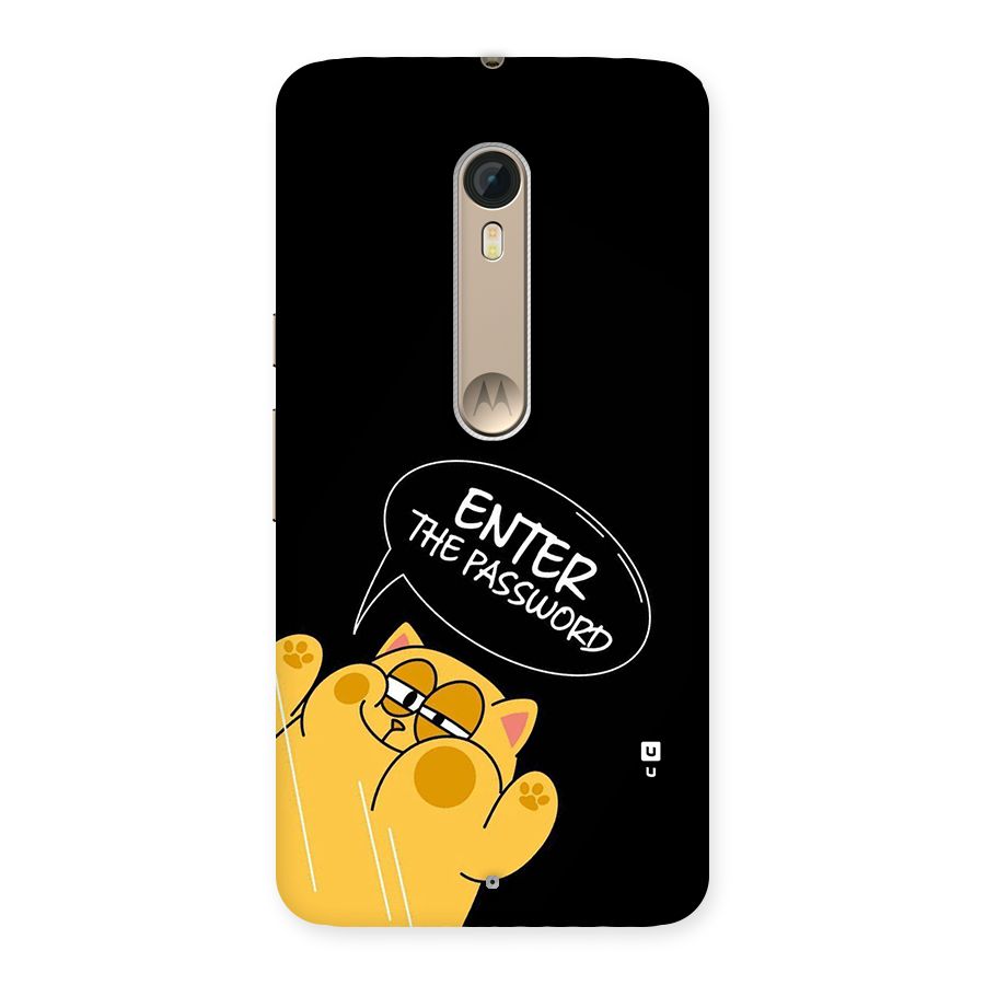 Enter The Password Back Case for Moto X Style