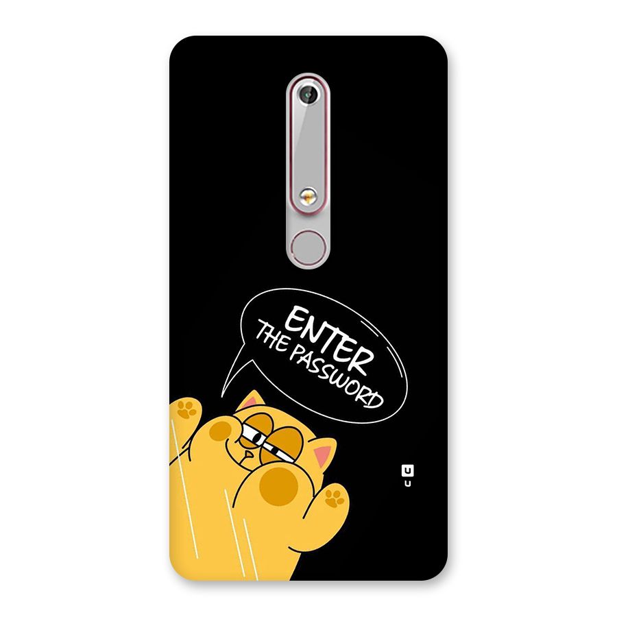 Enter The Password Back Case for Nokia 6.1