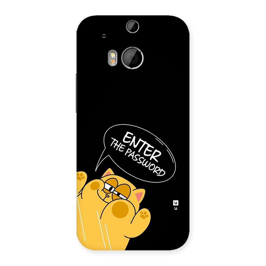 Enter The Password Back Case for One M8