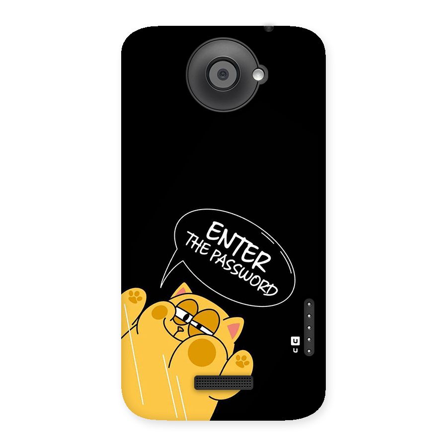 Enter The Password Back Case for One X