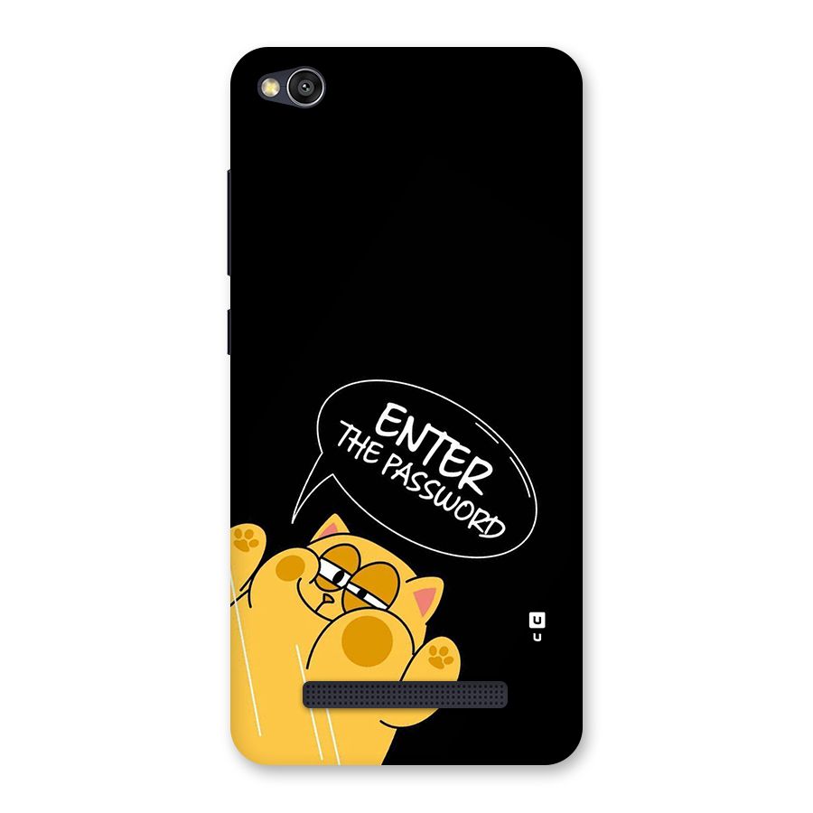 Enter The Password Back Case for Redmi 4A