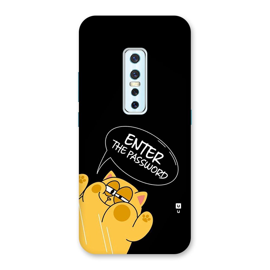 Enter The Password Back Case for Vivo V17 Pro