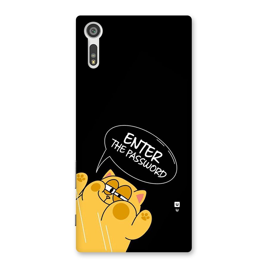 Enter The Password Back Case for Xperia XZ