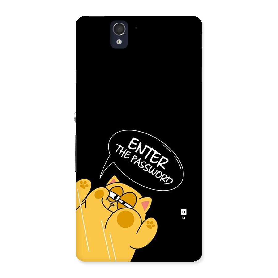 Enter The Password Back Case for Xperia Z