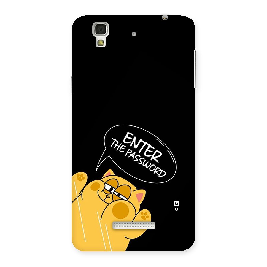 Enter The Password Back Case for Yureka