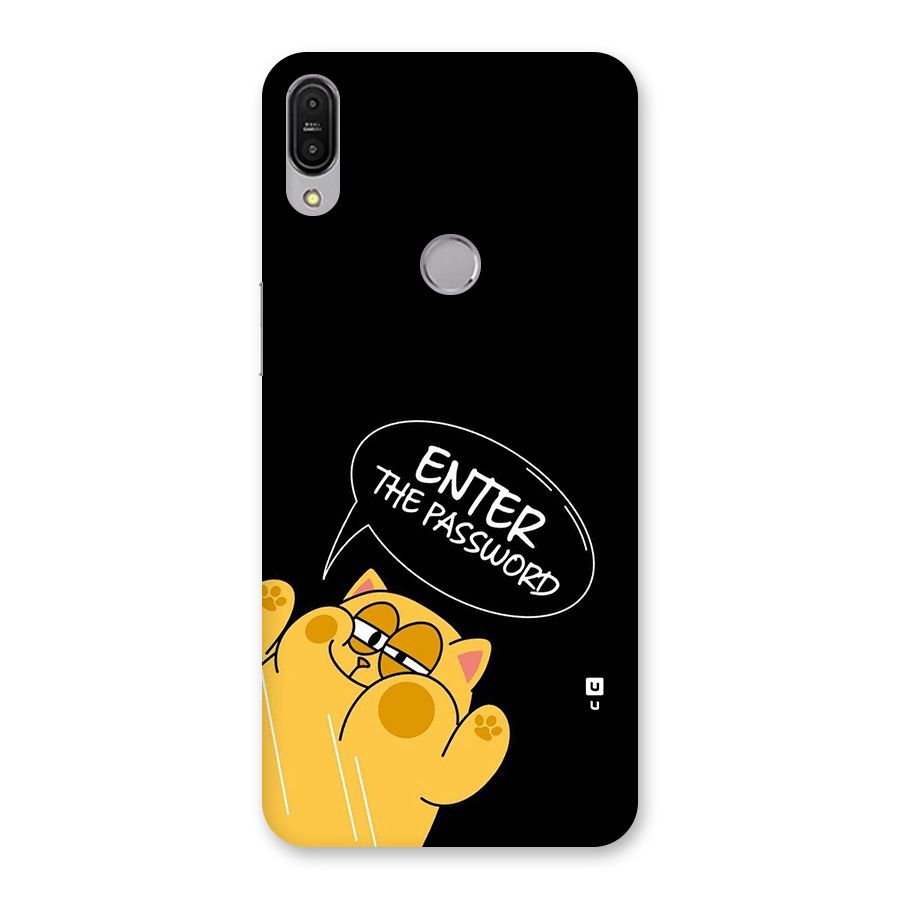 Enter The Password Back Case for Zenfone Max Pro M1